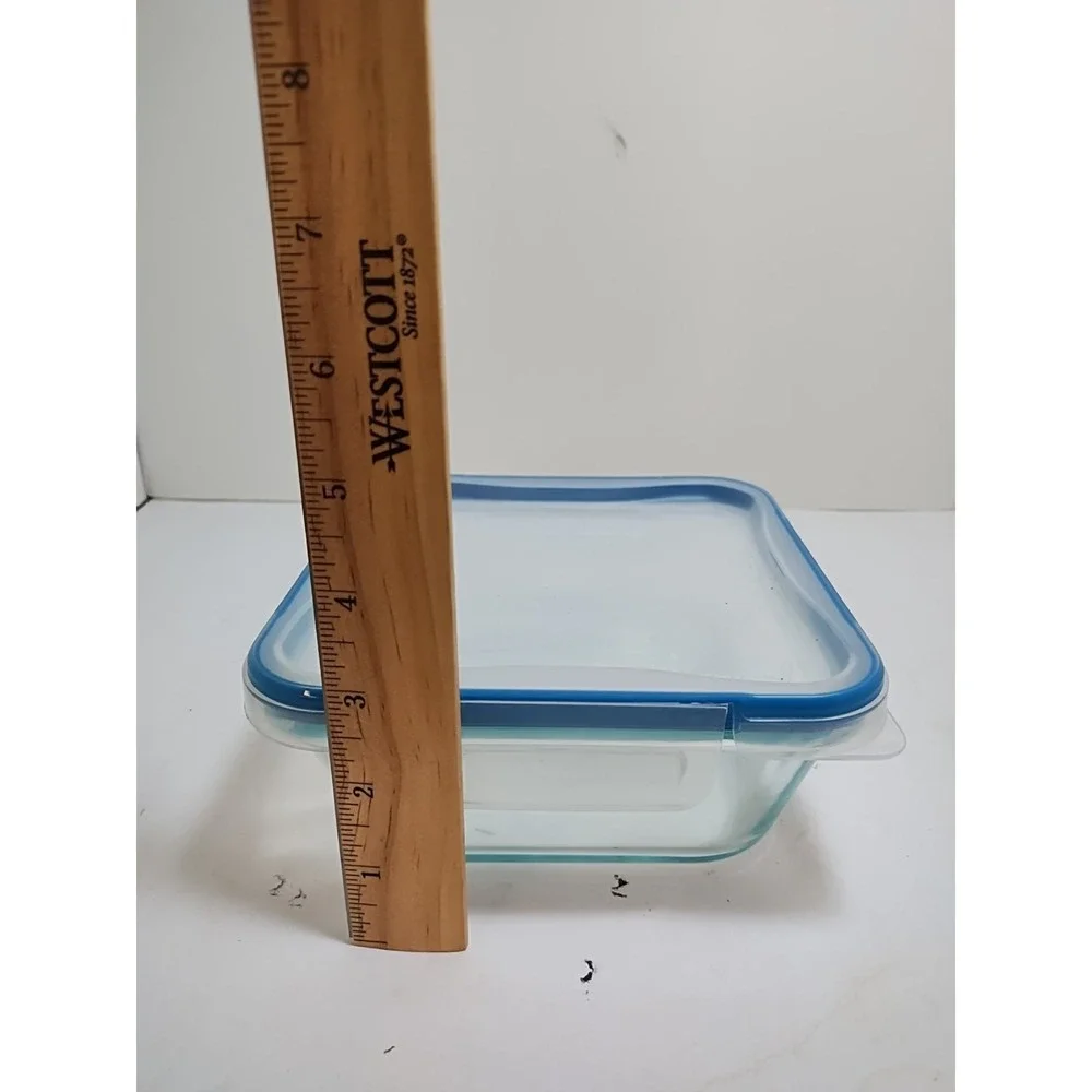 Pyrex 8704 With Snapware‎ Lid Clear Glass Food Storage Container 4 Cups